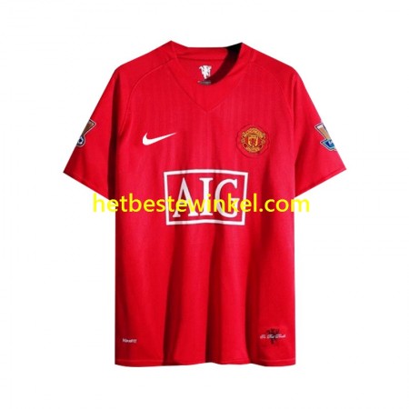 Manchester United 2007 Voetbalshirts Retro Thuis - LS